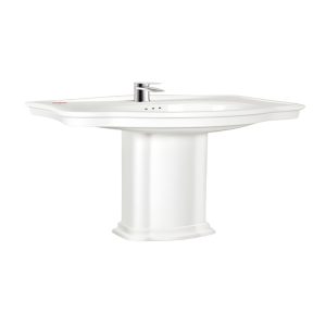 Vogue Basin Pedestal V0011 - White