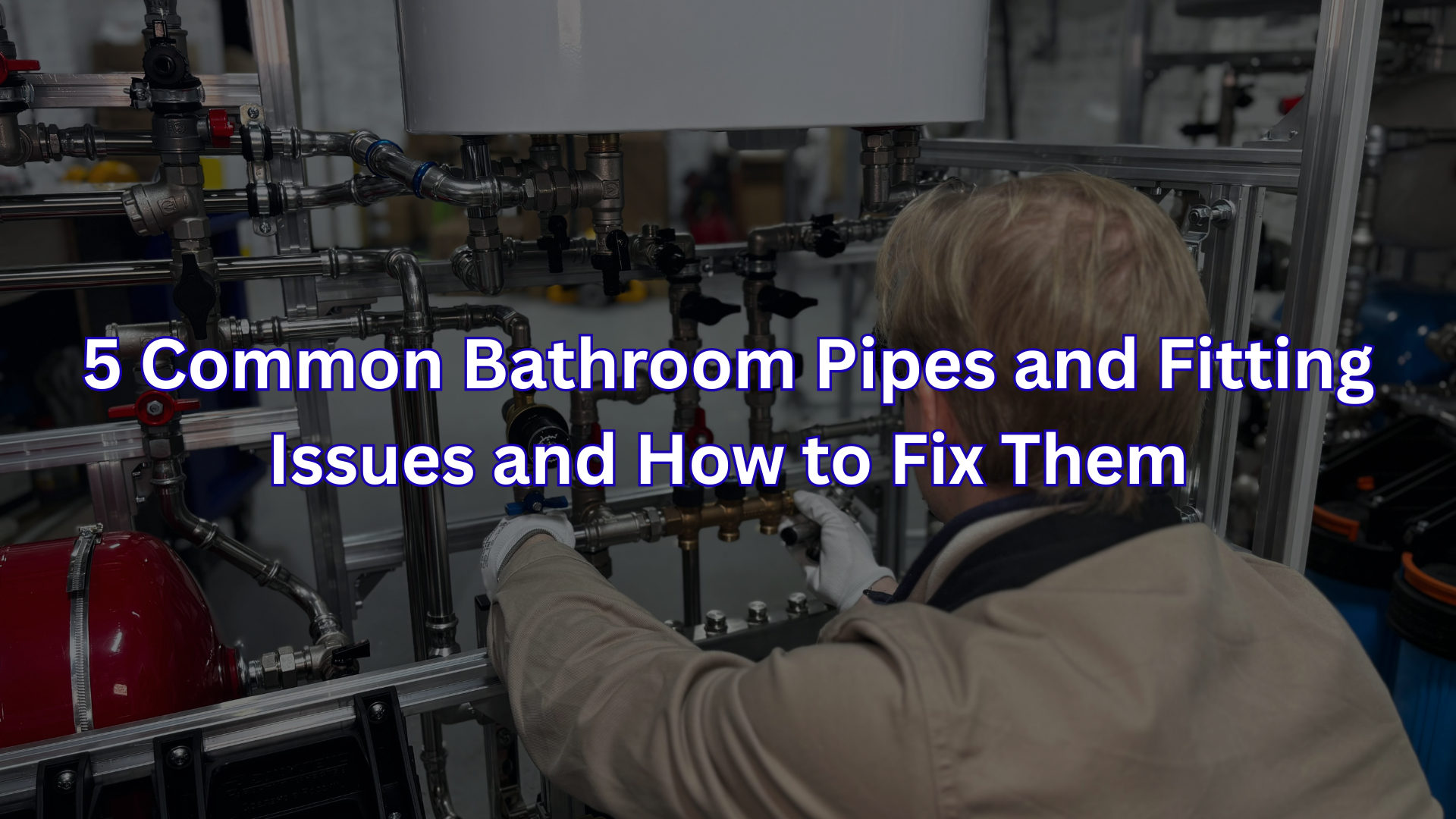 bathroom pipes and fitting