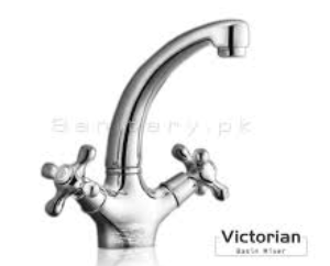 Nice Basin Mixer Victorian CP