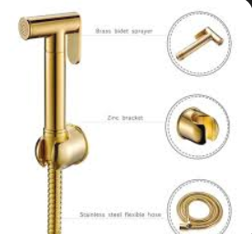Toilet Shower Golden