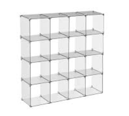 Zilver Glass Shelf Cube 081-7